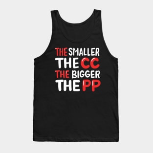 The Smaller The CC The Bigger The PP Tank Top